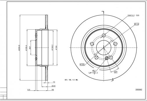 Hart 250 262 - Discofreno autozon.pro