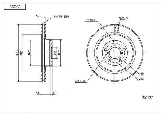 Hart 250 227 - Discofreno autozon.pro