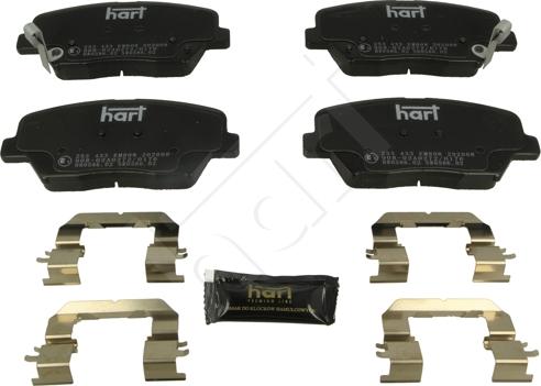 Hart 253 433 - Kit pastiglie freno, Freno a disco autozon.pro