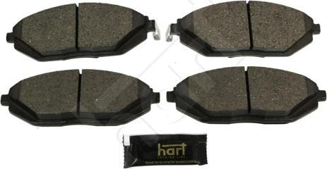 Hart 253 758 - Kit pastiglie freno, Freno a disco autozon.pro