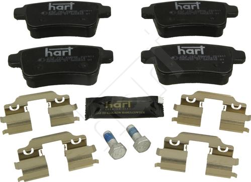 Hart 253 767 - Kit pastiglie freno, Freno a disco autozon.pro