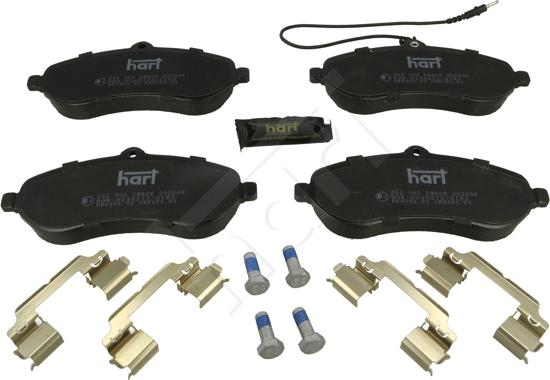 Hart 252 305 - Kit pastiglie freno, Freno a disco autozon.pro