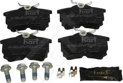 Hart 252 302 - Kit pastiglie freno, Freno a disco autozon.pro