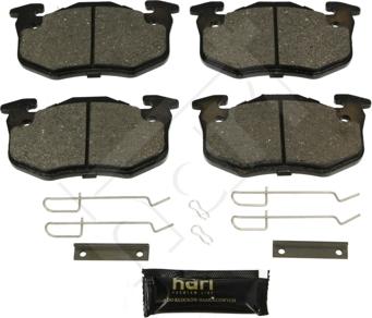 Hart 252 328 - Kit pastiglie freno, Freno a disco autozon.pro