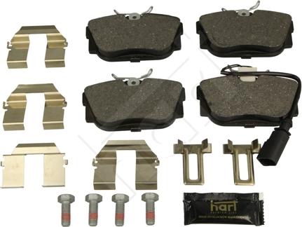 Hart 252 322 - Kit pastiglie freno, Freno a disco autozon.pro