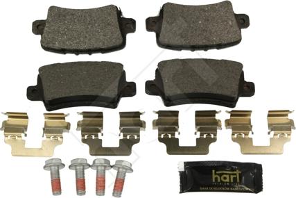 Hart 252 296 - Kit pastiglie freno, Freno a disco autozon.pro