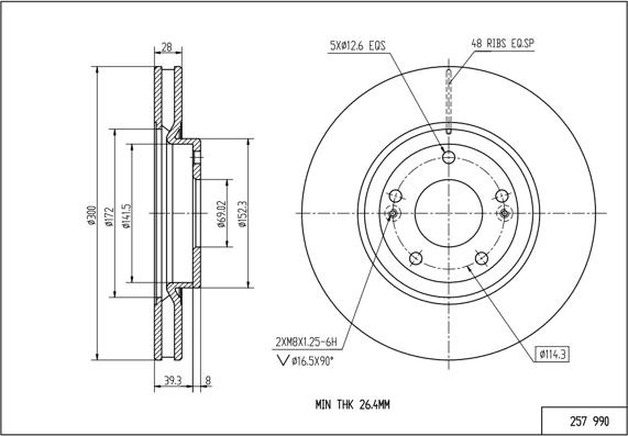 Hart 257 990 - Discofreno autozon.pro