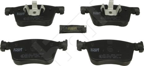 Hart 260 554 - Kit pastiglie freno, Freno a disco autozon.pro