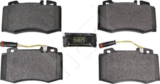 Hart 261 858 - Kit pastiglie freno, Freno a disco autozon.pro