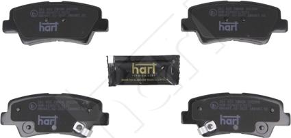 Hart 261 835 - Kit pastiglie freno, Freno a disco autozon.pro