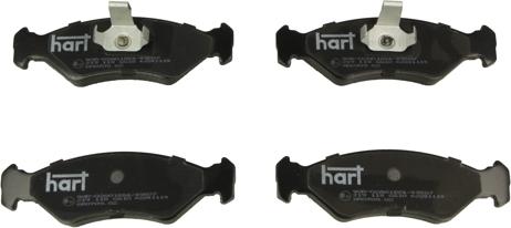 Hart 219 118 - Kit pastiglie freno, Freno a disco autozon.pro