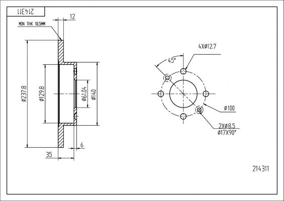 Hart 214 311 - Discofreno autozon.pro