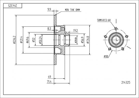 Hart 214 325 - Discofreno autozon.pro