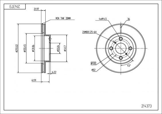 Hart 214 373 - Discofreno autozon.pro