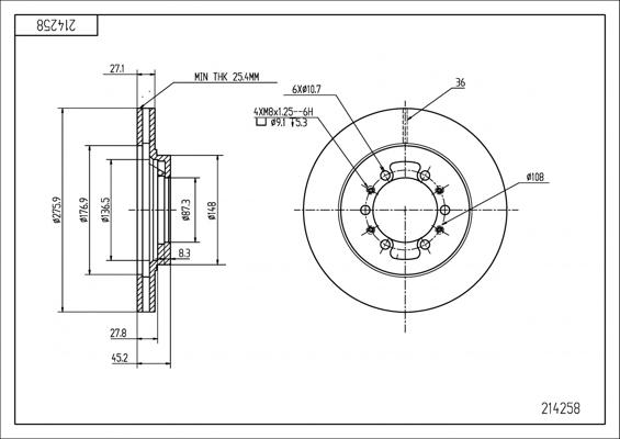 Hart 214 258 - Discofreno autozon.pro