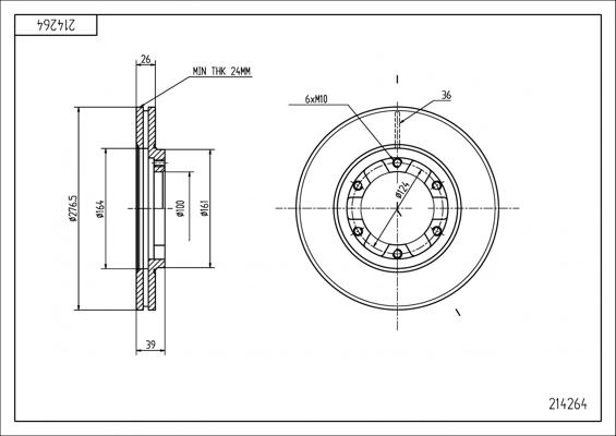 Hart 214 264 - Discofreno autozon.pro