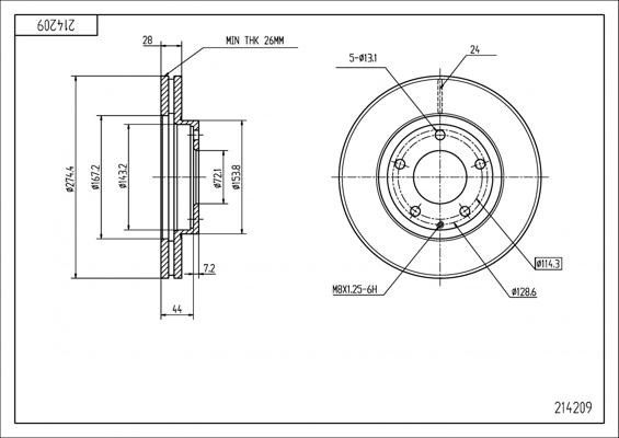 Hart 214 209 - Discofreno autozon.pro