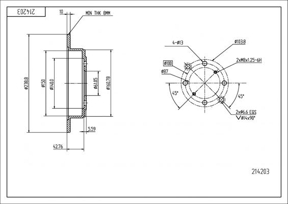 Hart 214 203 - Discofreno autozon.pro