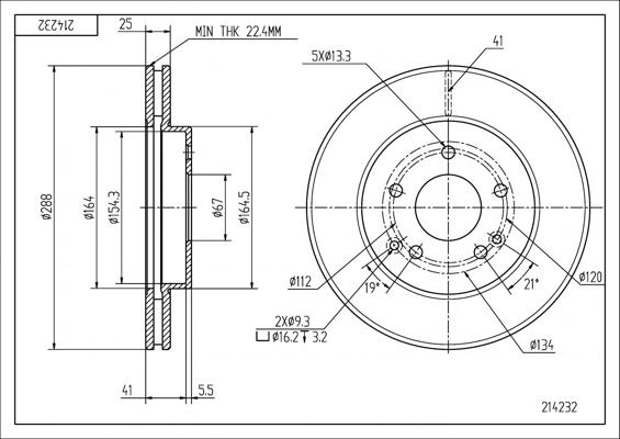 Hart 214 232 - Discofreno autozon.pro