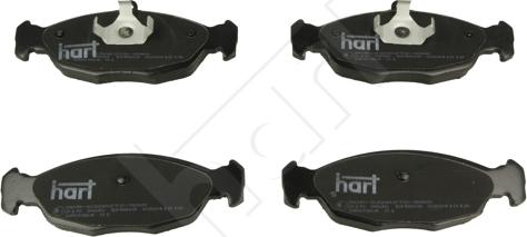 Hart 215 965 - Kit pastiglie freno, Freno a disco autozon.pro