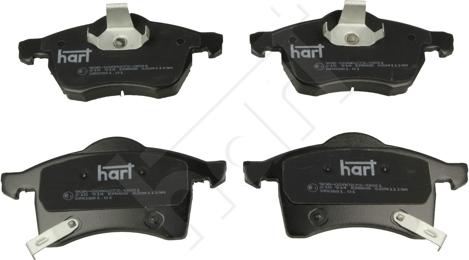 Hart 215 914 - Kit pastiglie freno, Freno a disco autozon.pro