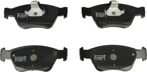 Hart 215 935 - Kit pastiglie freno, Freno a disco autozon.pro