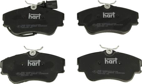 Hart 215 937 - Kit pastiglie freno, Freno a disco autozon.pro