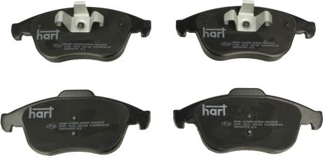 Hart 215 922 - Kit pastiglie freno, Freno a disco autozon.pro