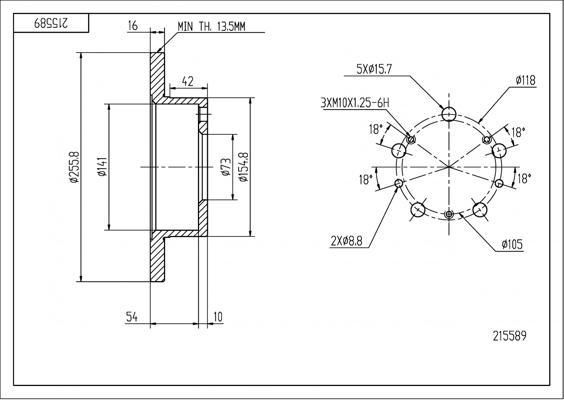 Hart 215 589 - Discofreno autozon.pro