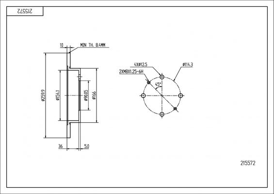 Hart 215 572 - Discofreno autozon.pro