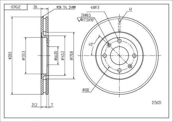 Hart 215 651 - Discofreno autozon.pro