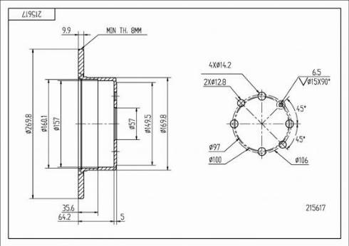 Hart 215 617 - Discofreno autozon.pro