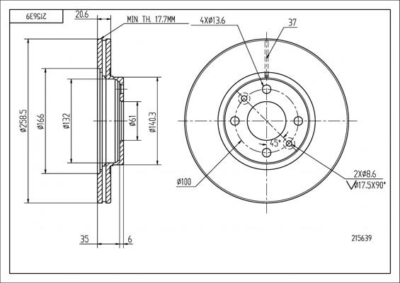 Hart 215 639 - Discofreno autozon.pro