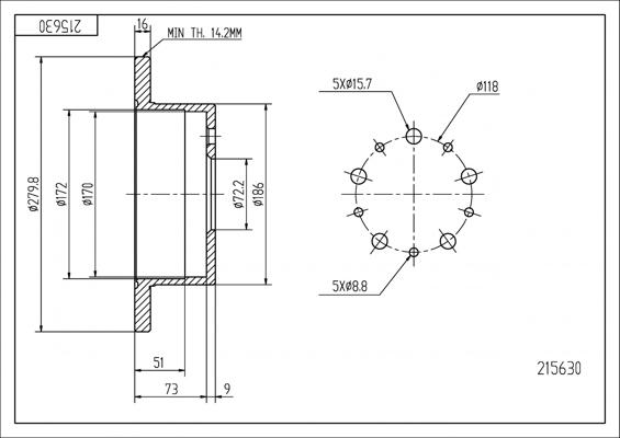 Hart 215 630 - Discofreno autozon.pro