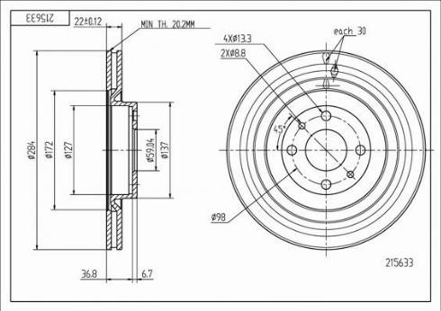 Hart 215 633 - Discofreno autozon.pro