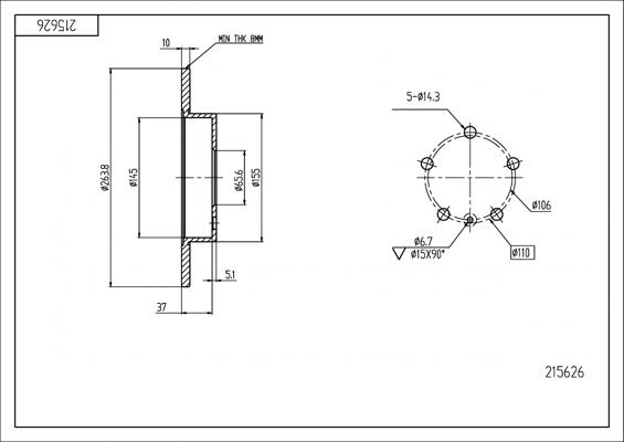 Hart 215 626 - Discofreno autozon.pro