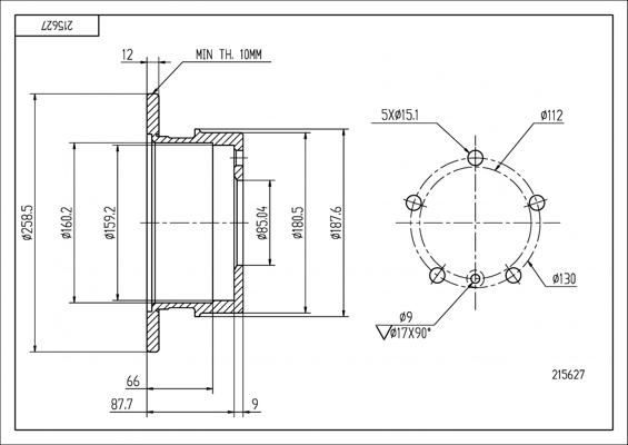 Hart 215 627 - Discofreno autozon.pro