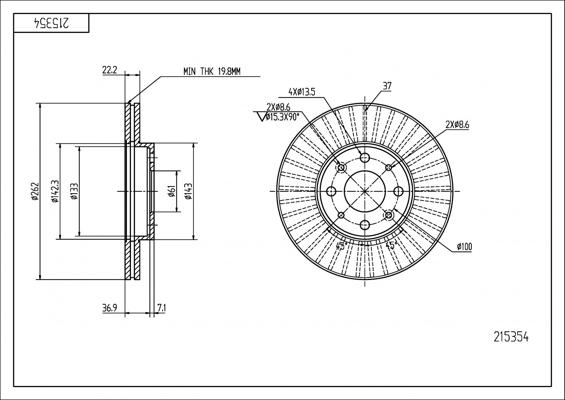 Hart 215 354 - Discofreno autozon.pro