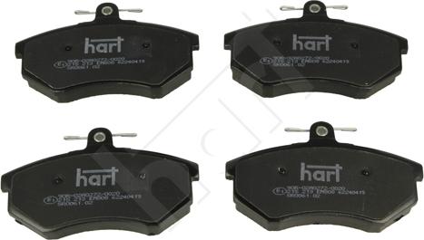 Hart 215 213 - Kit pastiglie freno, Freno a disco autozon.pro