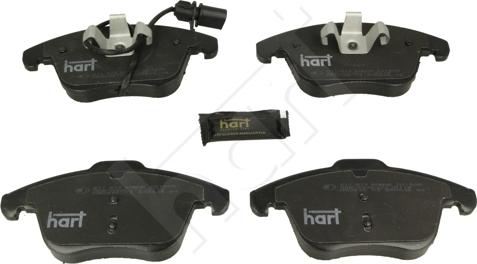 Hart 211 813 - Kit pastiglie freno, Freno a disco autozon.pro