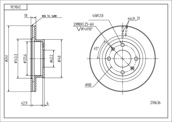 Hart 218 636 - Discofreno autozon.pro