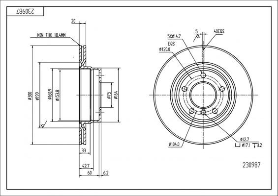 Hart 230 987 - Discofreno autozon.pro