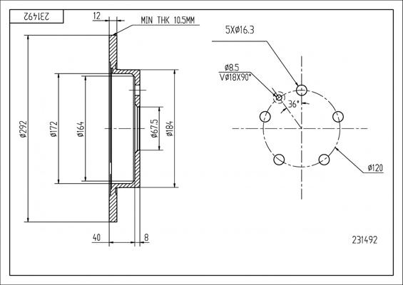 Hart 231 492 - Discofreno autozon.pro