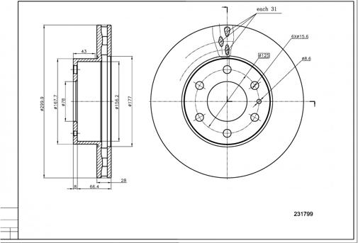 Hart 231 799 - Discofreno autozon.pro