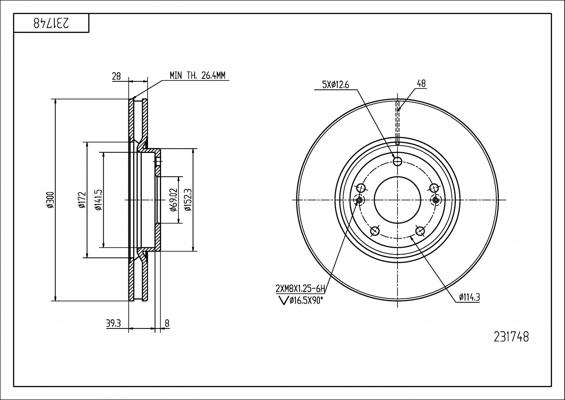 Hart 231 748 - Discofreno autozon.pro