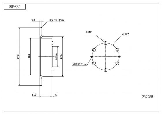 Hart 232 488 - Discofreno autozon.pro