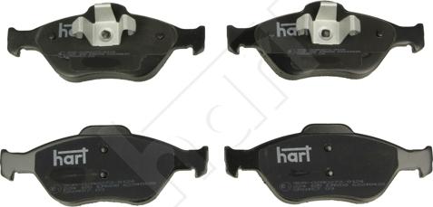 Hart 224 185 - Kit pastiglie freno, Freno a disco autozon.pro