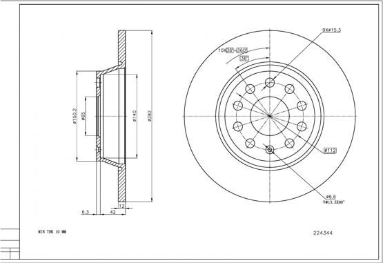 Hart 224 344 - Discofreno autozon.pro