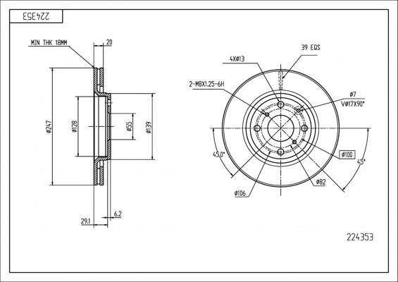 Hart 224 353 - Discofreno autozon.pro