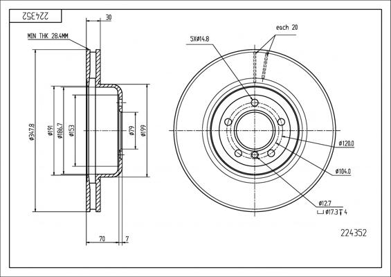 Hart 224 352 - Discofreno autozon.pro